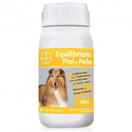 Vitaminas Equilibrium Bayer Ages 60 Tabletas - Piel Y Pelo