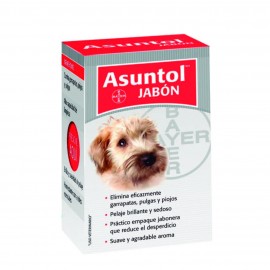 Jabón Asuntol Para Perros "Bayer" 100 g. - Antigarrapatas Y Pulgas