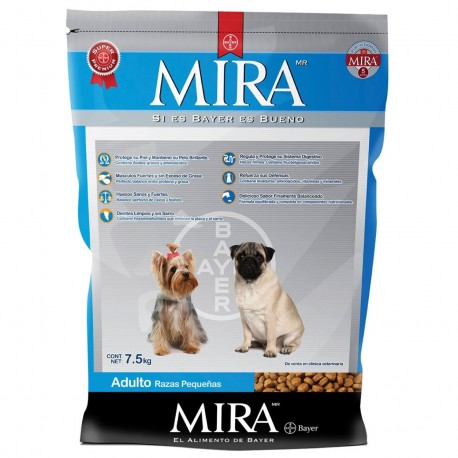 Mira Bayer Adulto Razas Pequeñas 7.5 Kg - Croquetas Para Perro