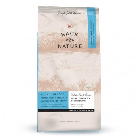 Back 2 Nature Cachorro Razas Medianas y Grandes - Alimento Holistico para Perro