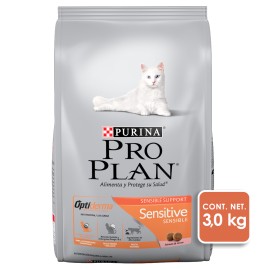 Alimento para Gato Pro Plan Sensitive 3 Kg - Optiderma