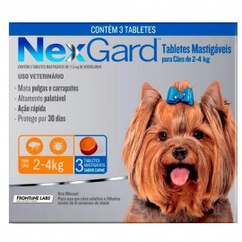 Nexgard -Antipulgas y Garrapatas para Perro - 3 Tabletas