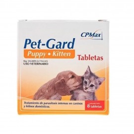 Desparasintante Cachorro Perro Gato 8 Tab  Pet Gard Puppy Kitten