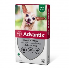 Advantix Pipeta Antiparasitaria Antipulgas y Garrapatas