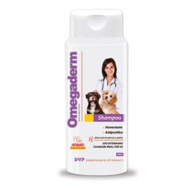 Shampoo Para Perros Y Gatos Omegaderm De 350 ML
