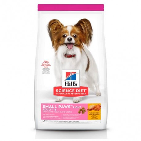 Hills Adulto Small Paws Light - Alimento para Razas Pequeñas y Miniatura Science Diet