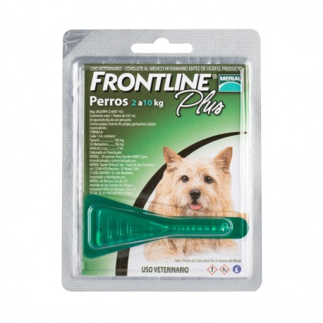 Frontline Plus Perros Pulgas y Garrapatas - Merial