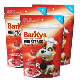 Barkys Mini Steaks / Chuletitas 3 Pzas 100 Gr P/ Perro - Premios