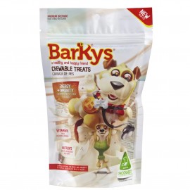 Carnaza De Res Barkys Para Perro Pack 6 Huesos -talla 2-3