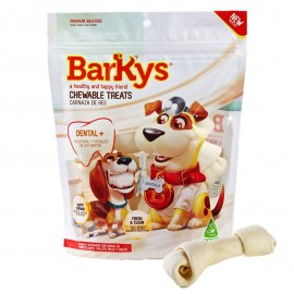 Carnaza De Res Barkys Para Perro Pack 3 Huesos -talla 5-6  - Premios